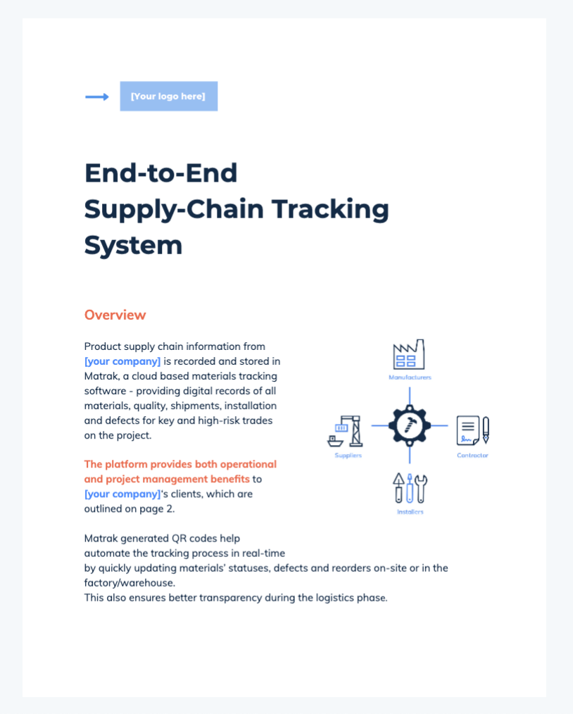 Material tracking system