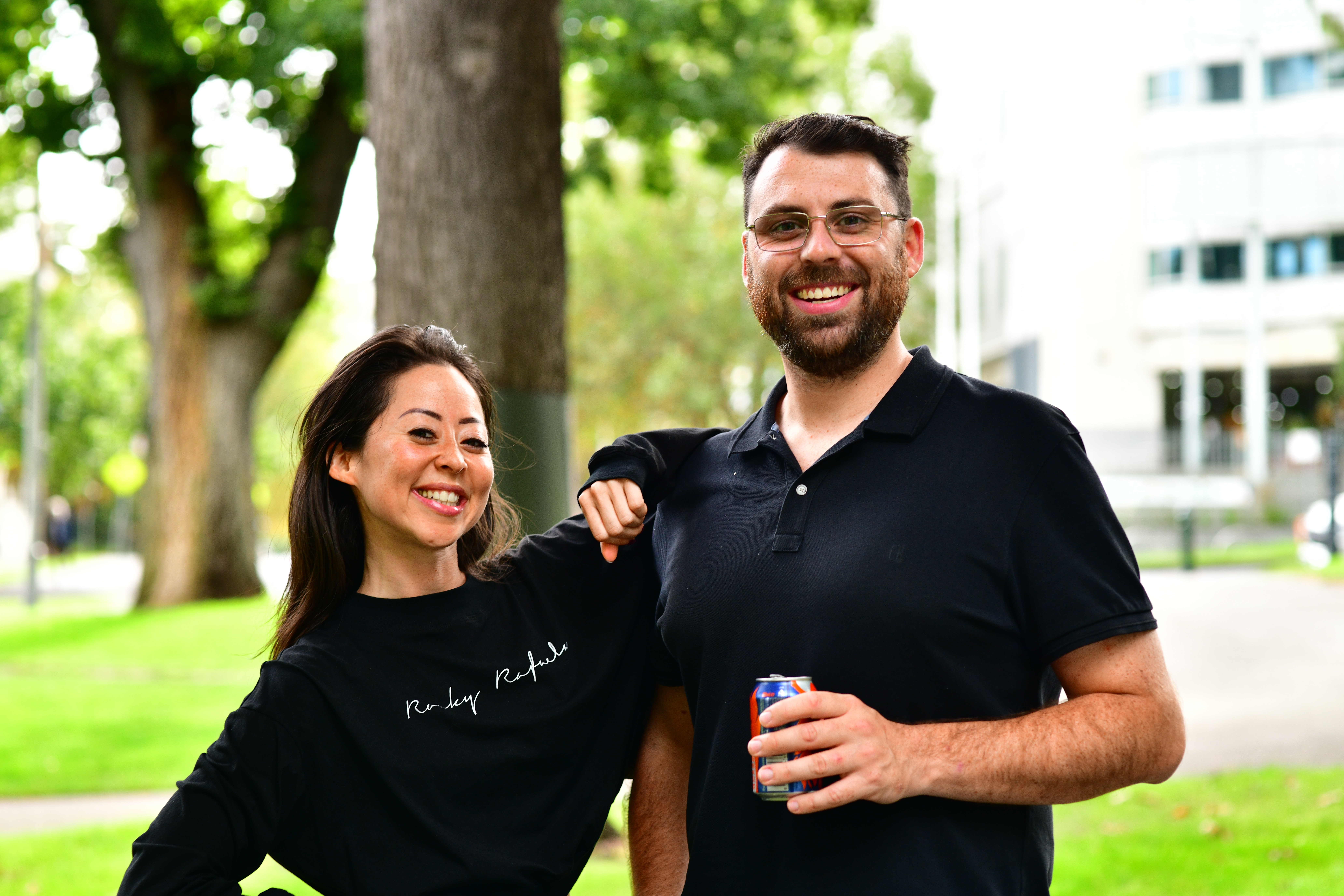 Matrak team members Hana and James